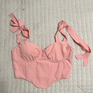 Pink Corset Top